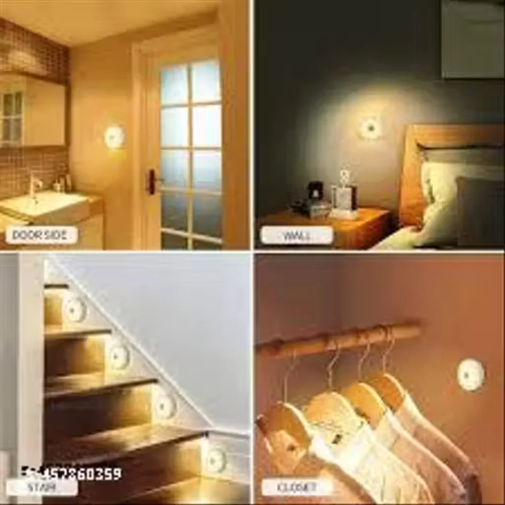 Motion Sensor Light USB Rechargeable Lamp For Kitchen Cabinet Wardrobe Lamp Staircase Wireless Closet LED Night Light
