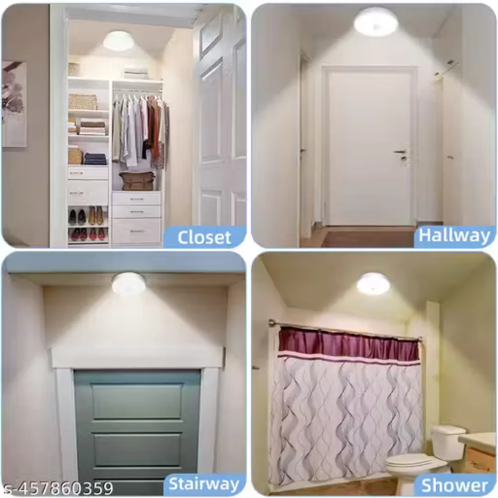Motion Sensor Light USB Rechargeable Lamp For Kitchen Cabinet Wardrobe Lamp Staircase Wireless Closet LED Night Light