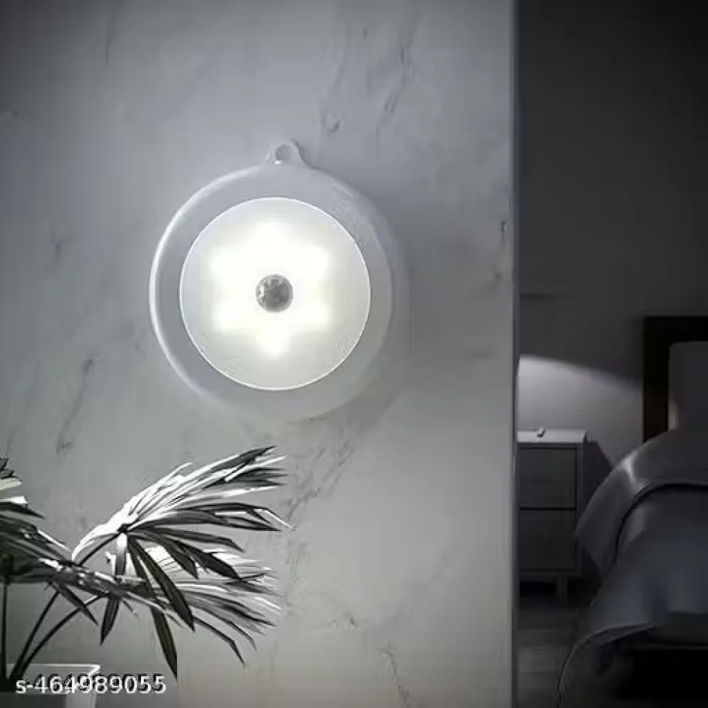 Intelligent Induction Lamp (Motion Sensor Wall light with automatic on/off feature , Night Light for Bedroom, Bathroom, Staircase ,Night Light, Wall Light, Bathrooom Lights, Indoor Lighting, Smart Home Lighting, Rechargeable Home Lights