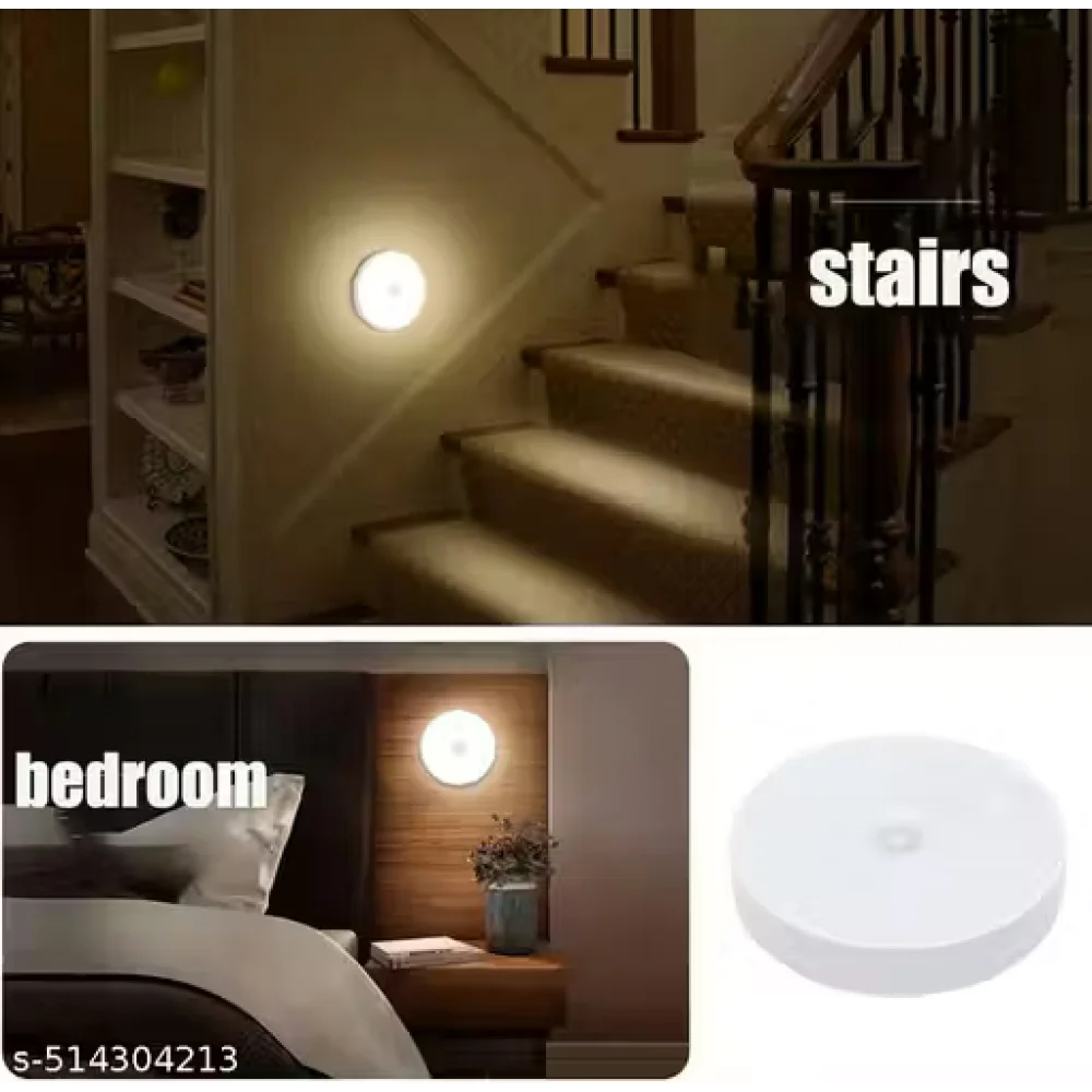 Intelligent Induction Lamp (Motion Sensor Wall light with automatic on/off feature , Night Light for Bedroom, Bathroom, Staircase ,Night Light, Wall Light, Bathrooom Lights, Indoor Lighting, Smart Home Lighting, Rechargeable Home Lights