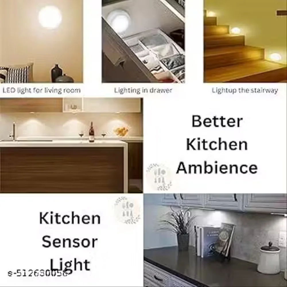 Intelligent Induction Lamp (Motion Sensor Wall light with automatic on/off feature , Night Light for Bedroom, Bathroom, Staircase ,Night Light, Wall Light, Bathrooom Lights, Indoor Lighting, Smart Home Lighting, Rechargeable Home Lights