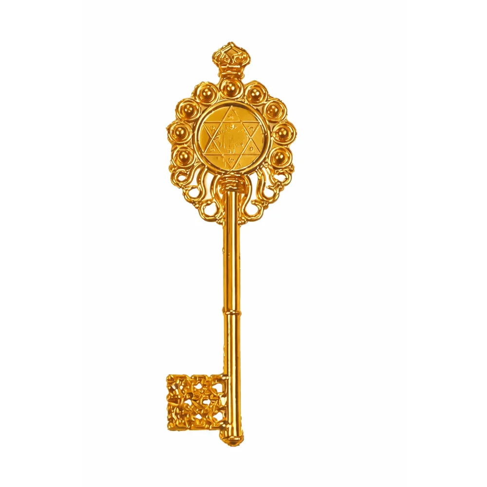 2 PCS Metal Kuber Kunji Key (Standard, Golden) Quick Financial Gain / Unexpected Gain of Money/Windfall/ Prosperous BusinessLord Kuber