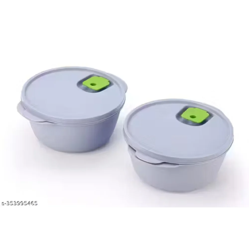 Microwave safe Grey Container for serving dal vegetable
