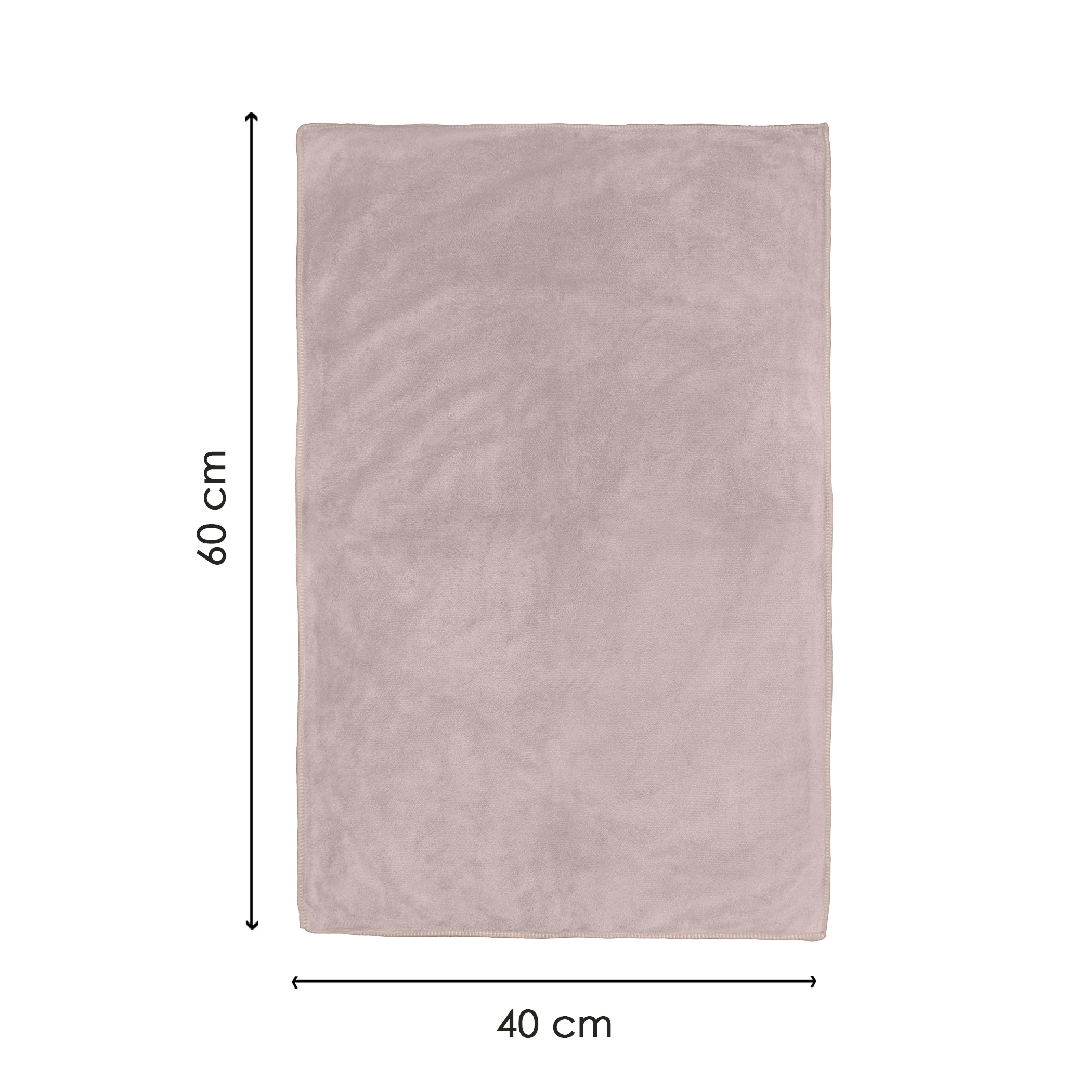 HOUSSE Premium Hand Towel | 100% Microfiber | Quick Dry & Ultra Absorbent | Gym, Home & Yoga | Hypoallergenic & Anti-Bacterial | 450GSM, 60x40cm [6-Pack] (Atmosphere Prairie Sand)