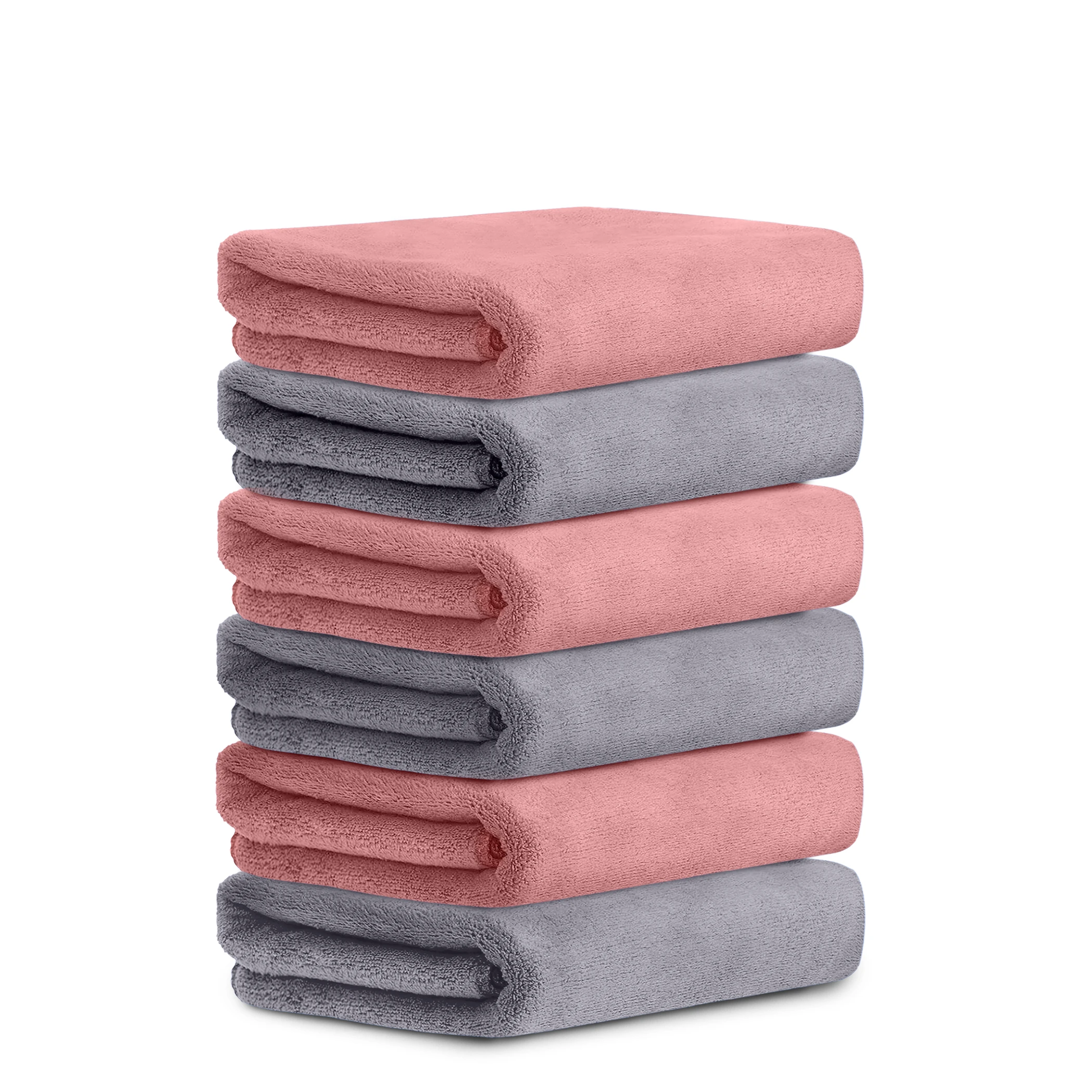 HOUSSE Premium Hand Towel | 100% Microfiber | Quick Dry & Ultra Absorbent | Gym, Home & Yoga | Hypoallergenic & Anti-Bacterial | 450GSM, 60x40cm towel set