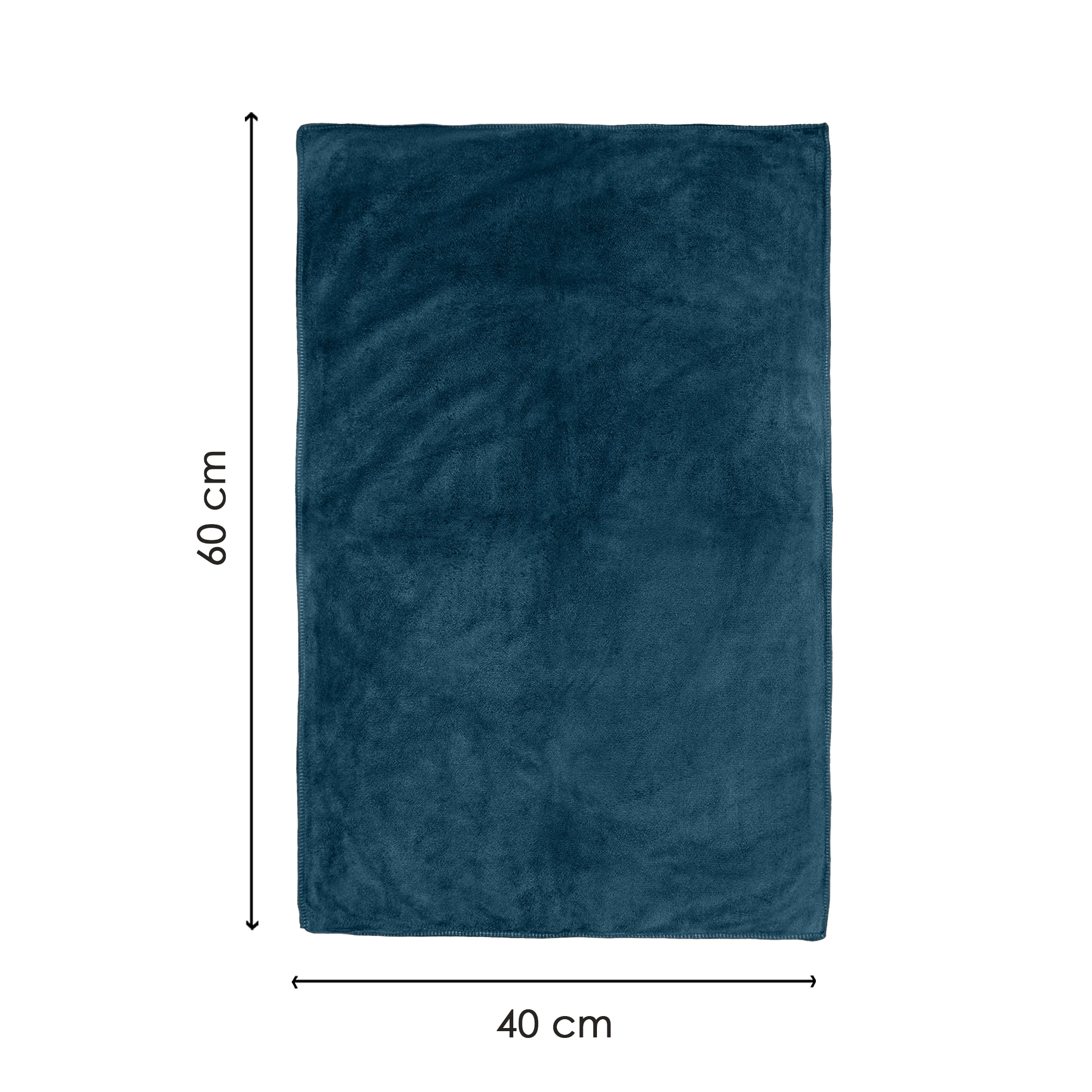 HOUSSE Premium Hand Towel | 100% Microfiber | Quick Dry & Ultra Absorbent | Gym, Home & Yoga | Hypoallergenic & Anti-Bacterial | 450GSM, 60x40cm [6-Pack] (Atmosphere Pacific Green)