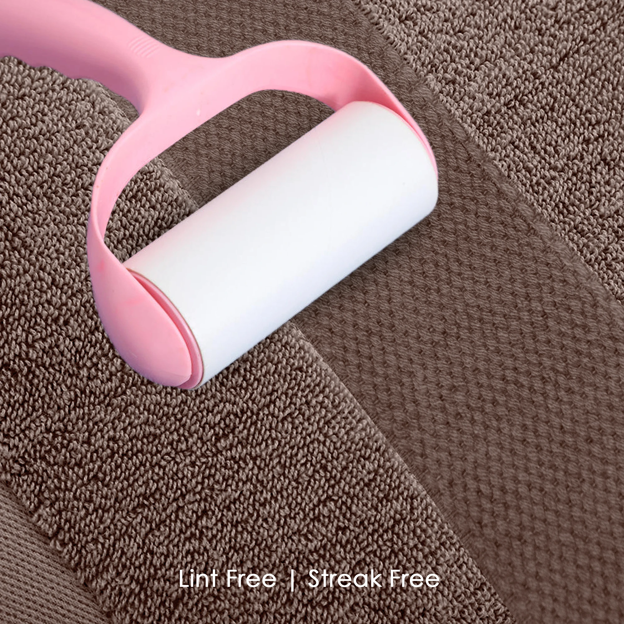 HOUSSE Cotton Hand Towels | Quick Absorption & Faster Drying Towel | 450 GSM (60 cms * 40 cms)| 2 Piece Set Hand Towel for Men/Women | Urban Comfort- Latte Brown