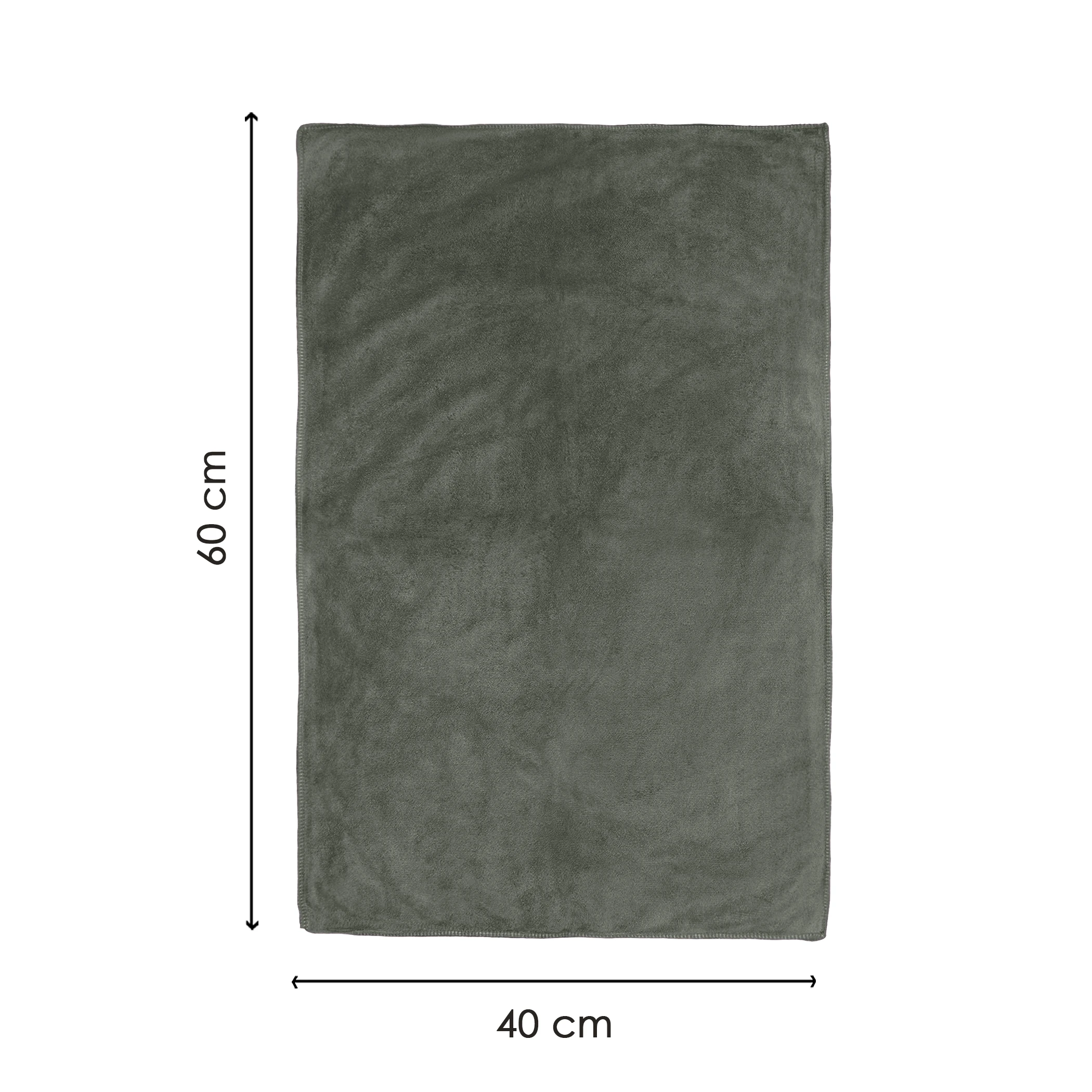 HOUSSE Premium Hand Towel | 100% Microfiber | Quick Dry & Ultra Absorbent | Gym, Home & Yoga | Hypoallergenic & Anti-Bacterial | 450GSM, 60x40cm Towel sets