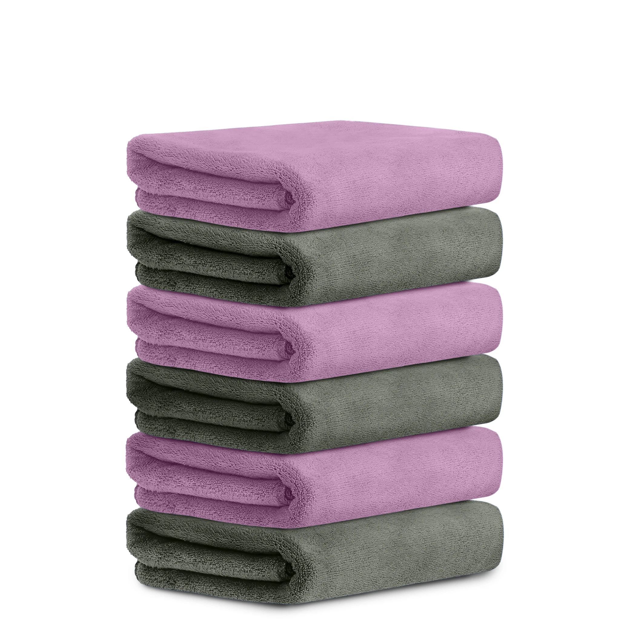 HOUSSE Premium Hand Towel | 100% Microfiber | Quick Dry & Ultra Absorbent | Gym, Home & Yoga | Hypoallergenic & Anti-Bacterial | 450GSM, 60x40cm Towel sets