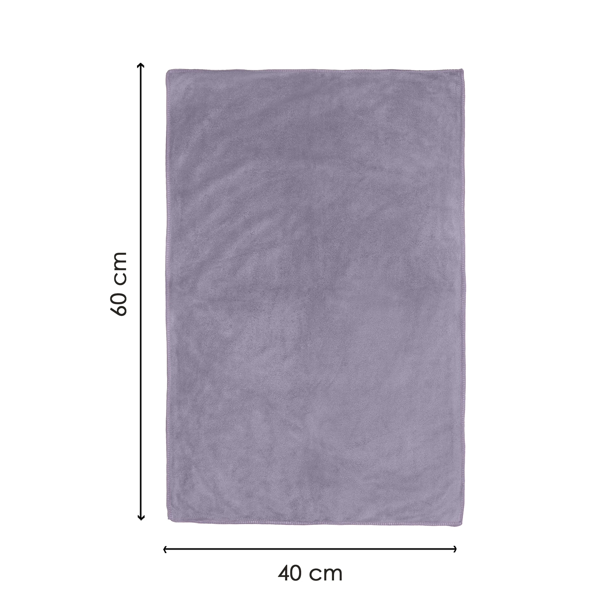 HOUSSE Microfiber Hand Towel for Gym | Home| Yoga | 450 GSM | 60 x 40 CM| Premium QualityTowels | an Hpoallergenic Towel | Ultra Absorbent & Anti-Bacterial towel set