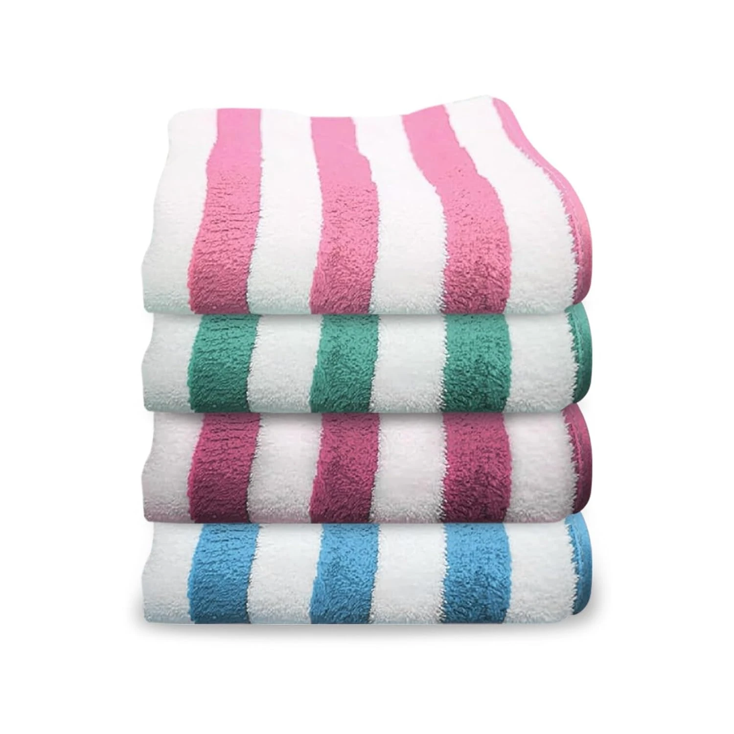 HOUSSE Blaze Hand Towel | Microfiber | Quick Dry & Ultra Absorbent | Sports, Travel, Workout, Spa, Beach, Fitness 360GSM, 40x60cm [4-Pack Mix Set] (Purple, Turquoise, Blue, Pink)