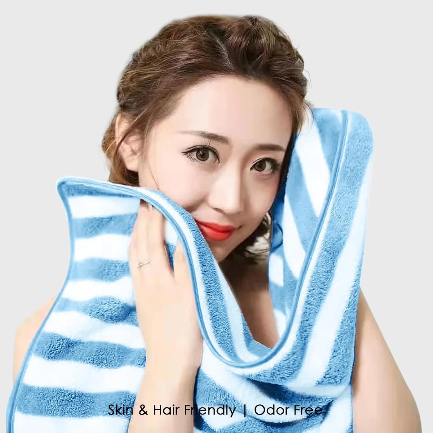 HOUSSE Blaze Hand Towel | Microfiber | Quick Dry & Ultra Absorbent | Sports, Travel, Workout, Spa, Beach, Fitness 360GSM, 40x60cm [4-Pack Mix Set] (Purple, Turquoise, Blue, Pink)