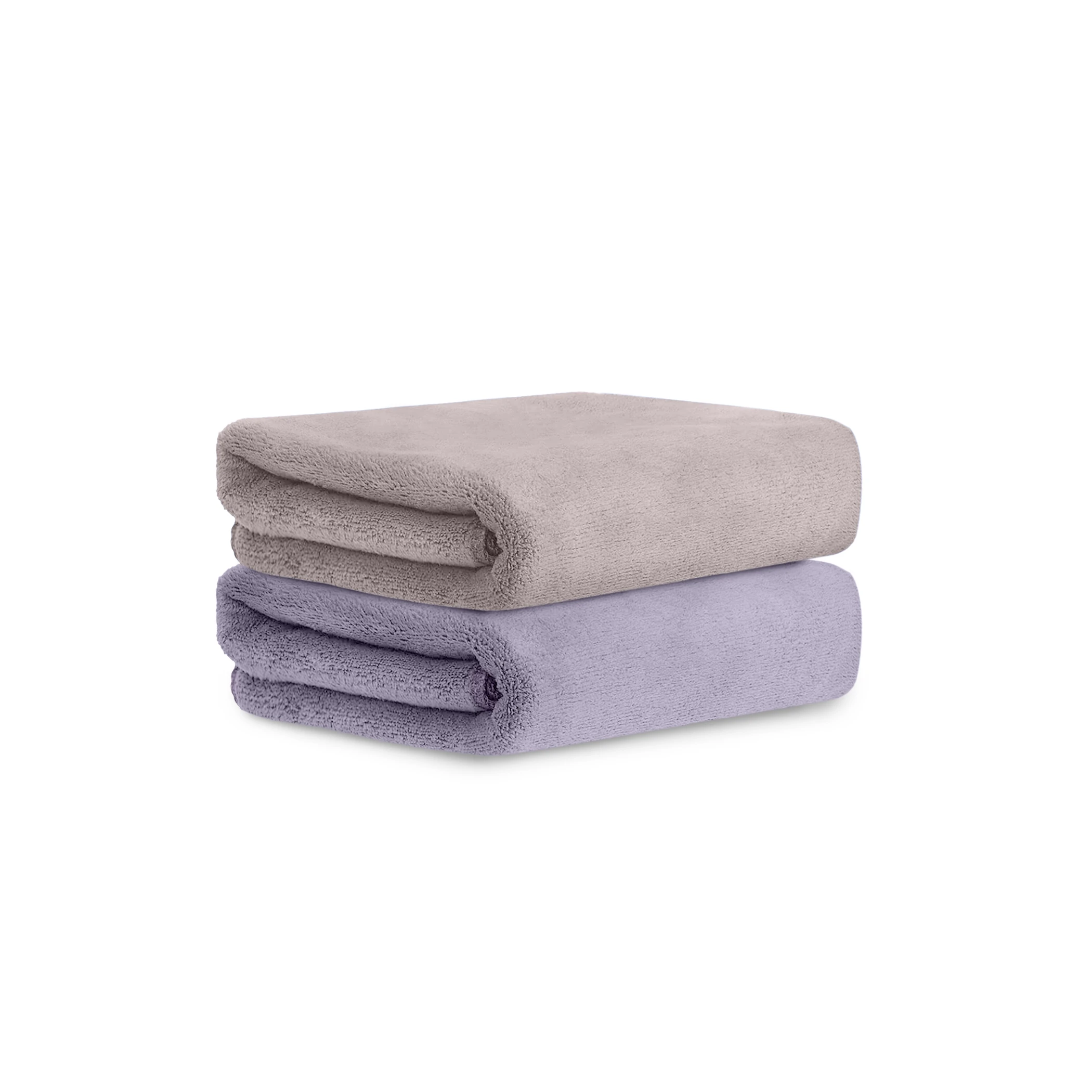 HOUSSE Microfiber Hand Towel for Gym | Home| Yoga | 450 GSM | 60 x 40 CM| Premium QualityTowels | an Hpoallergenic Towel | Ultra Absorbent & Anti-Bacterial towel set
