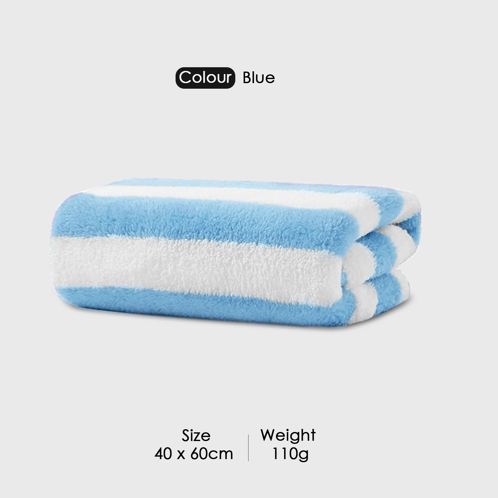 HOUSSE Microfiber Blaze Hand Towel for Women & Men | Quick Dry | Ultra Absorbent |Perfect for Bathroom |Sports | Travel | Ideal for Workout | Spa| Beach | Fitness | 360 GSM hand towel