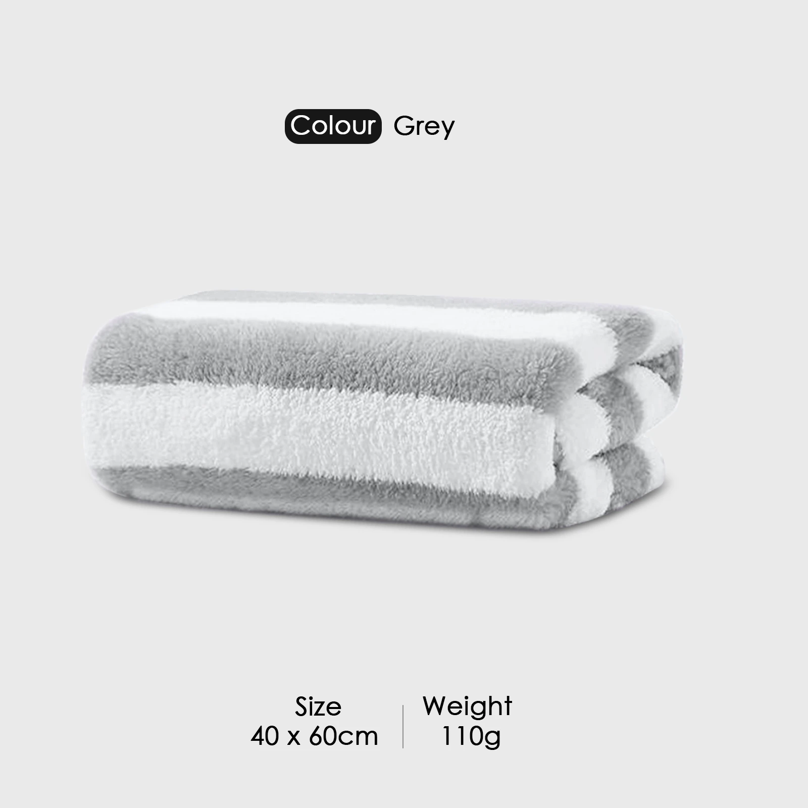 HOUSSE Microfiber Blaze Hand Towel for Women & Men | Quick Dry | Ultra Absorbent |Perfect for Bathroom |Sports | Travel | Ideal for Workout | Spa| Beach | Fitness | 360 GSM hand towel