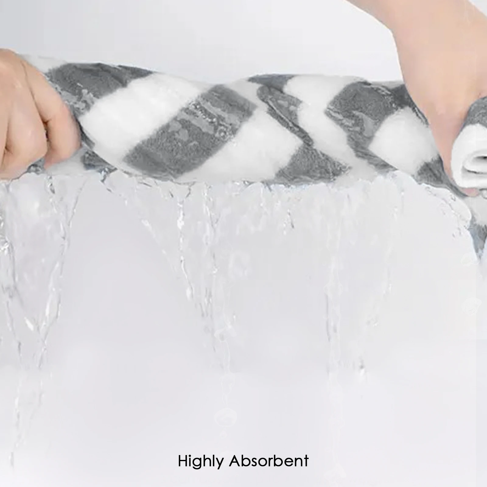 HOUSSE Microfiber Blaze Hand Towel for Women & Men | Quick Dry | Ultra Absorbent |Perfect for Bathroom |Sports | Travel | Ideal for Workout | Spa| Beach | Fitness | 360 GSM hand towel