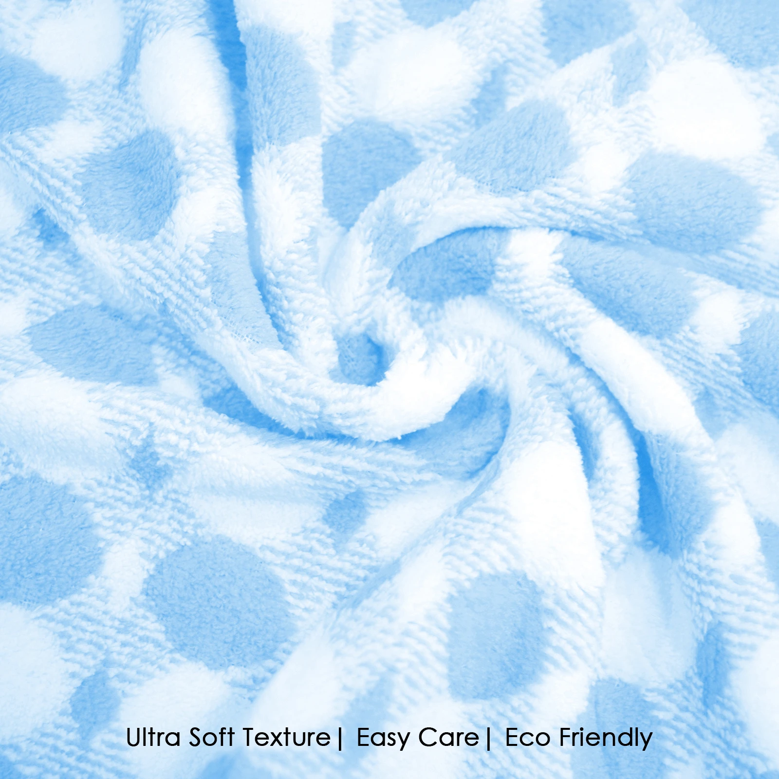 HOUSSE Ember Hand Towel | Microfiber | Quick Dry & Ultra Absorbent | Bathroom, Sports, Travel, Workout, Spa, Beach, Fitness 360GSM, 40x60cm [Single] (Light Blue)