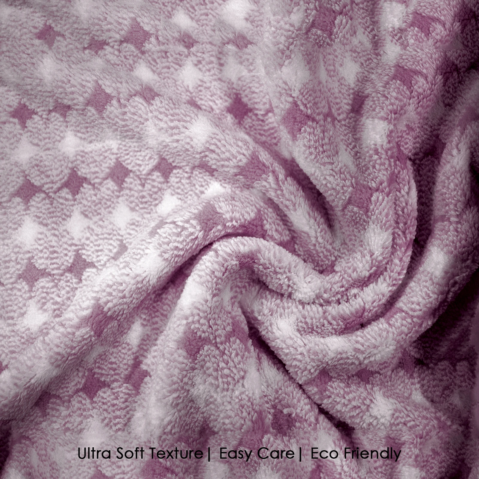 HOUSSE Eden Hand Towel | Microfiber | Soft Touch & Lint Free | Gym, Yoga, Spa, Pool, Beach | Travel-Friendly | 360GSM, 40x60cm [Pack of 4] (Purple)