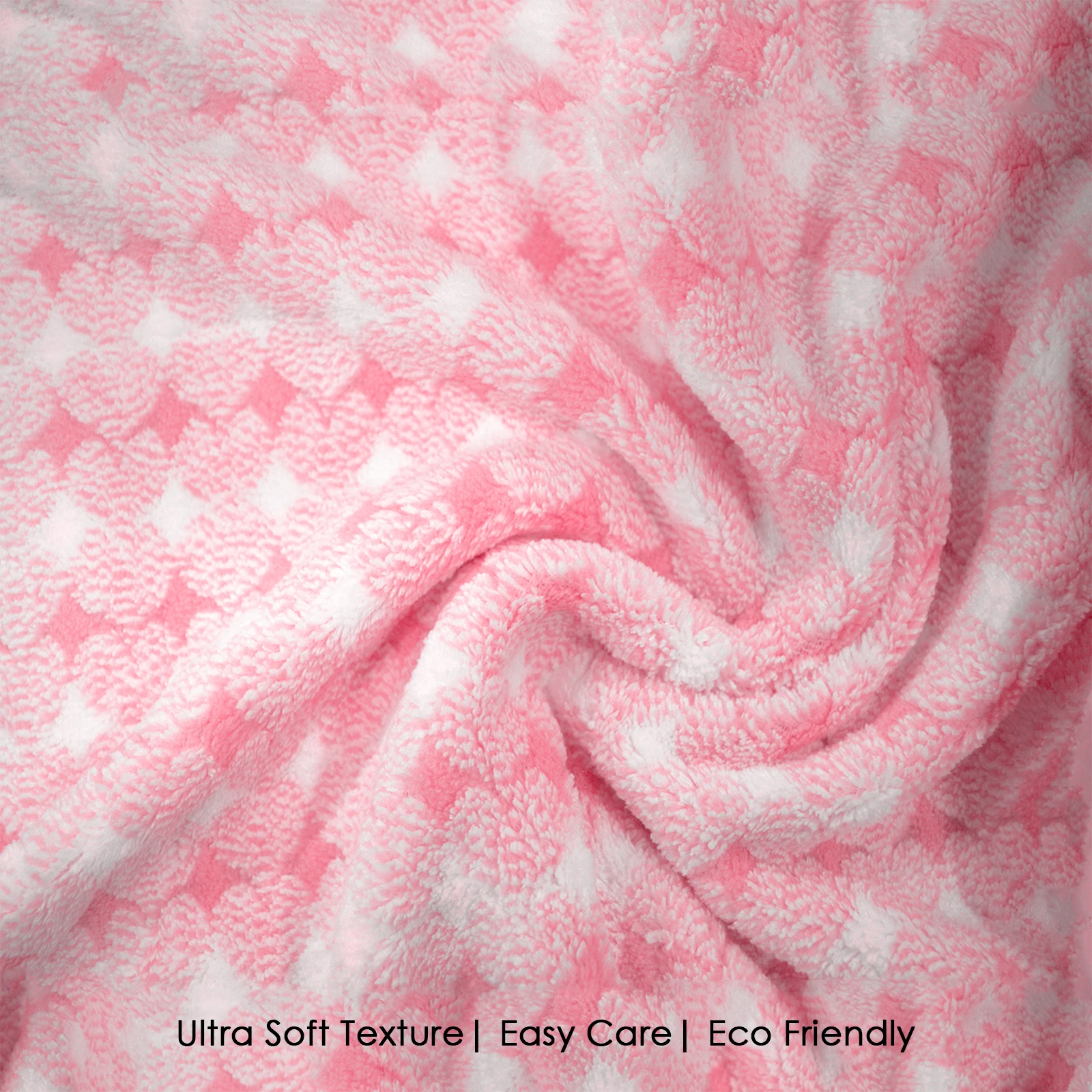 HOUSSE Eden Hand Towel | Microfiber | Soft Touch & Lint Free | Gym, Yoga, Spa, Pool, Hotels, Beach | Travel-Friendly | 360GSM, 40x60cm [Pack of 4] (Pink)