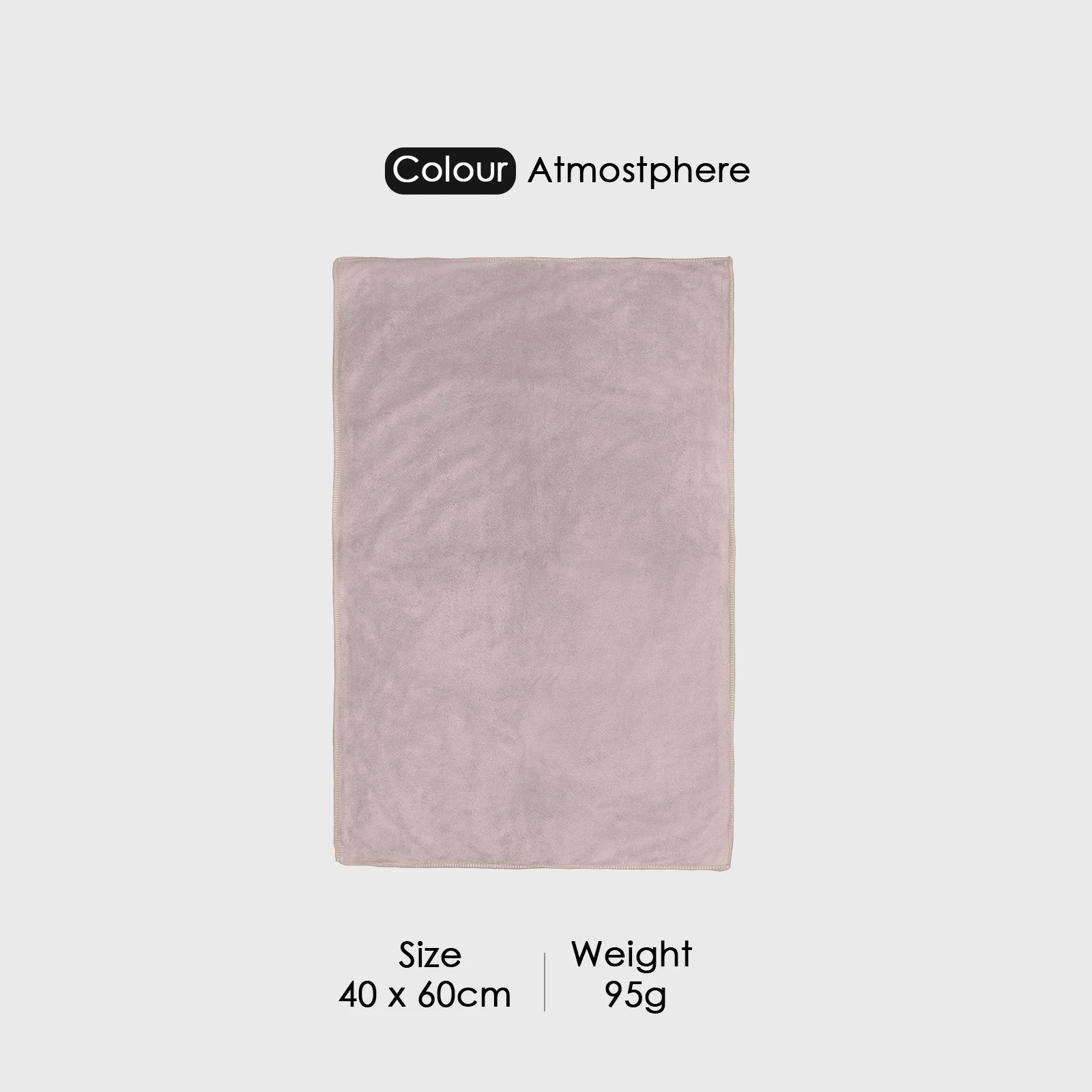 HOUSSE Premium Hand Towel | Microfiber | Super Soft & Quick Dry | Home, Gym, Yoga, Fitness & Weight Lifting | Ultra Absorbent | 450GSM, 60x40cm [4-Pack] (Atmosphere)