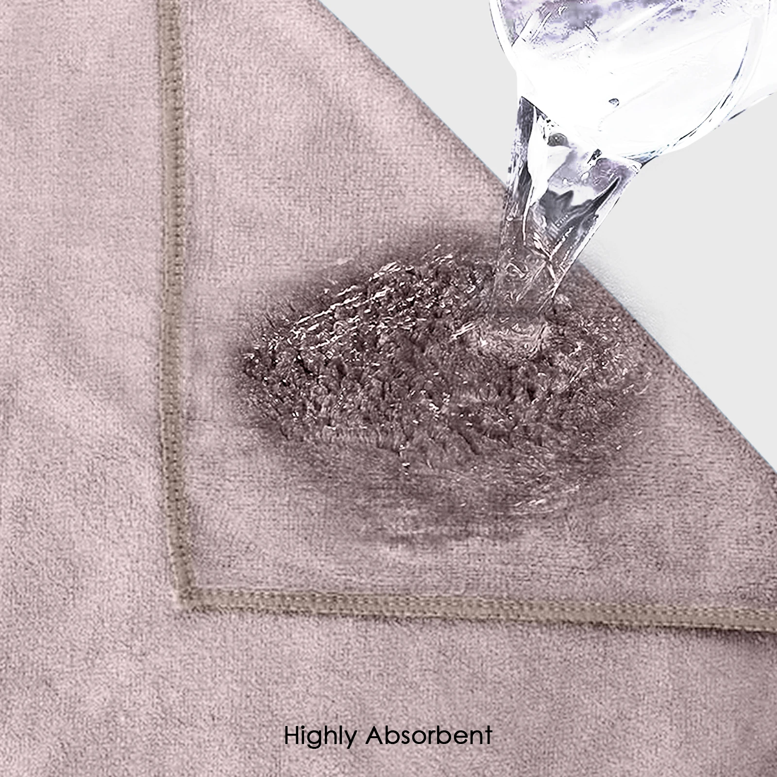 HOUSSE Premium Hand Towel | Microfiber | Super Soft & Quick Dry | Home, Gym, Yoga, Fitness & Weight Lifting | Ultra Absorbent | 450GSM, 60x40cm [4-Pack] (Atmosphere)