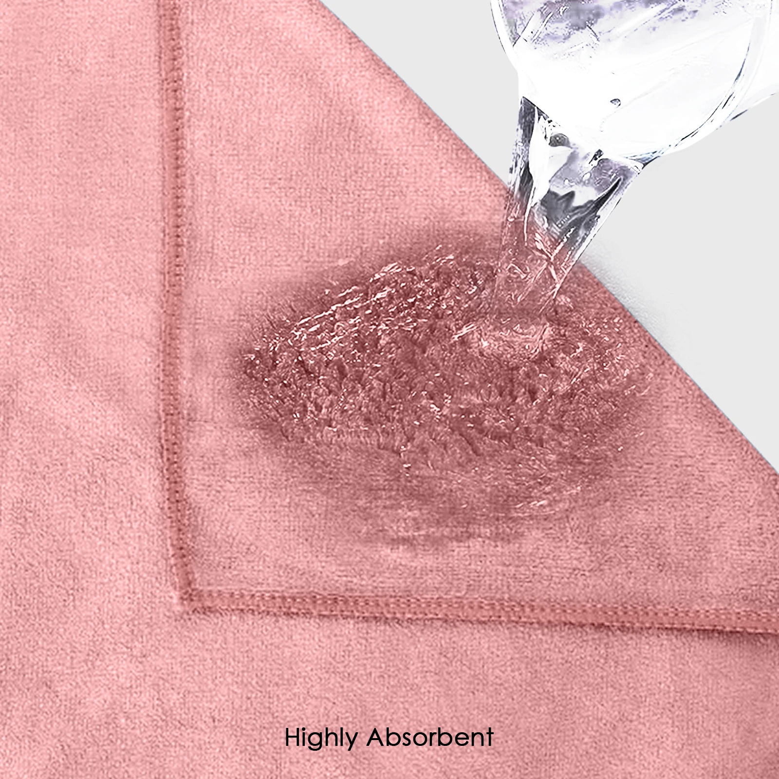 HOUSSE Premium Hand Towel | Microfiber | Super Soft & Quick Dry | Home, Gym, Yoga, Fitness & Weight Lifting | Ultra Absorbent | 450GSM, 60x40cm [4-Pack] (Desert Sand)