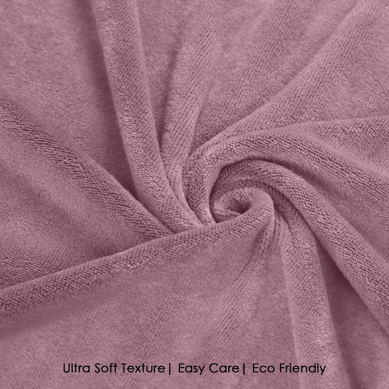 HOUSSE Premium Hand Towel | Microfiber | Super Soft & Quick Dry | Home, Gym, Yoga, Fitness & Weight Lifting | Ultra Absorbent | 450GSM, 60x40cm [2-Pack] (Rose Taupe)