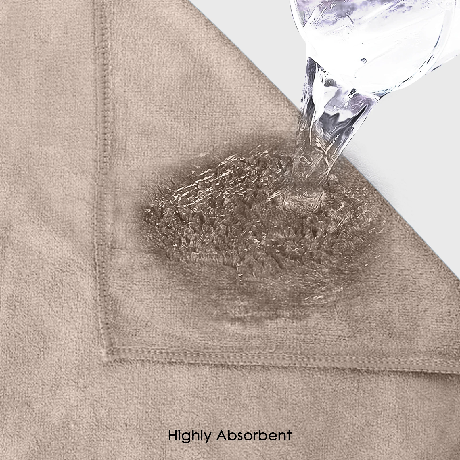 HOUSSE Premium Hand Towel | Microfiber | Super Soft & Quick Dry | Home, Gym, Yoga, Fitness & Weight Lifting | Ultra Absorbent | 450GSM, 60x40cm [2-Pack] (Rustic Chestnut)