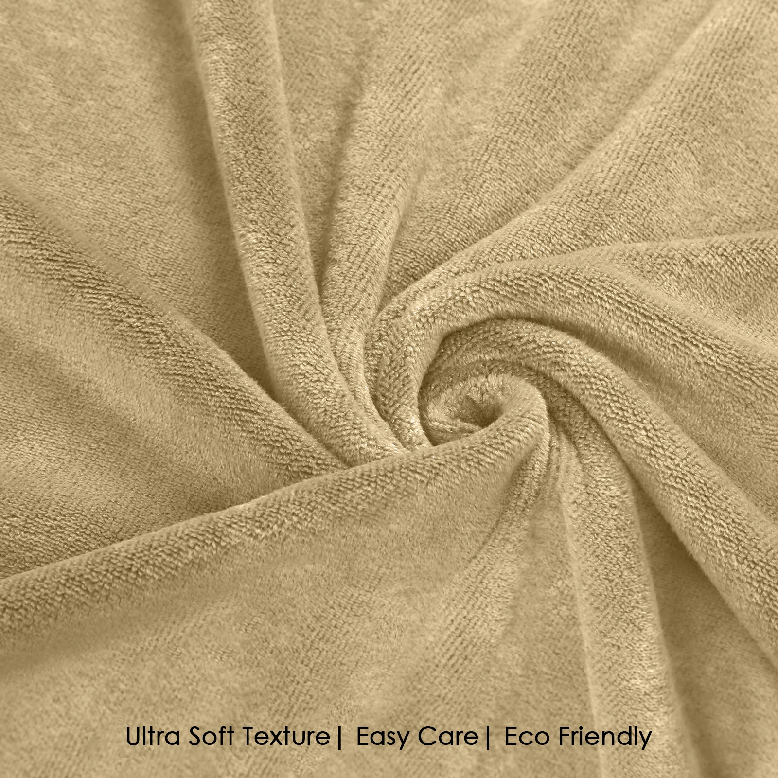 HOUSSE Premium Hand Towel | Microfiber | Super Soft & Quick Dry | Home, Gym, Yoga, Fitness & Weight Lifting | Ultra Absorbent | 450GSM, 60x40cm [2-Pack] (Prairie Sand)