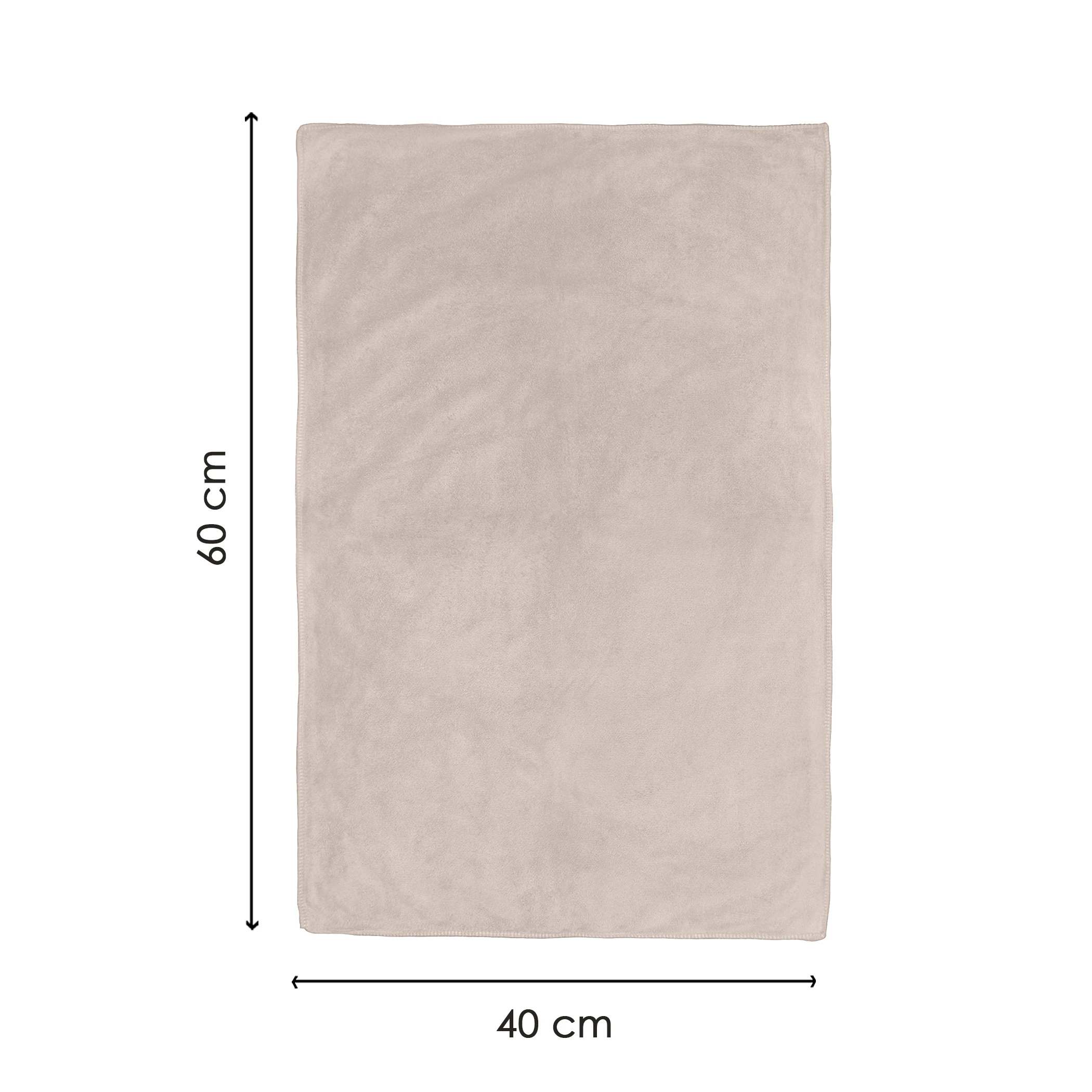 HOUSSE Microfiber Hand Towel for Gym | Home| Yoga | 450 GSM | 60 x 40 CM| Premium QualityTowels | an Hpoallergenic Towel | Ultra Absorbent & Anti-Bacterial | (2, Peachy Pearl_Dusky Orchid)