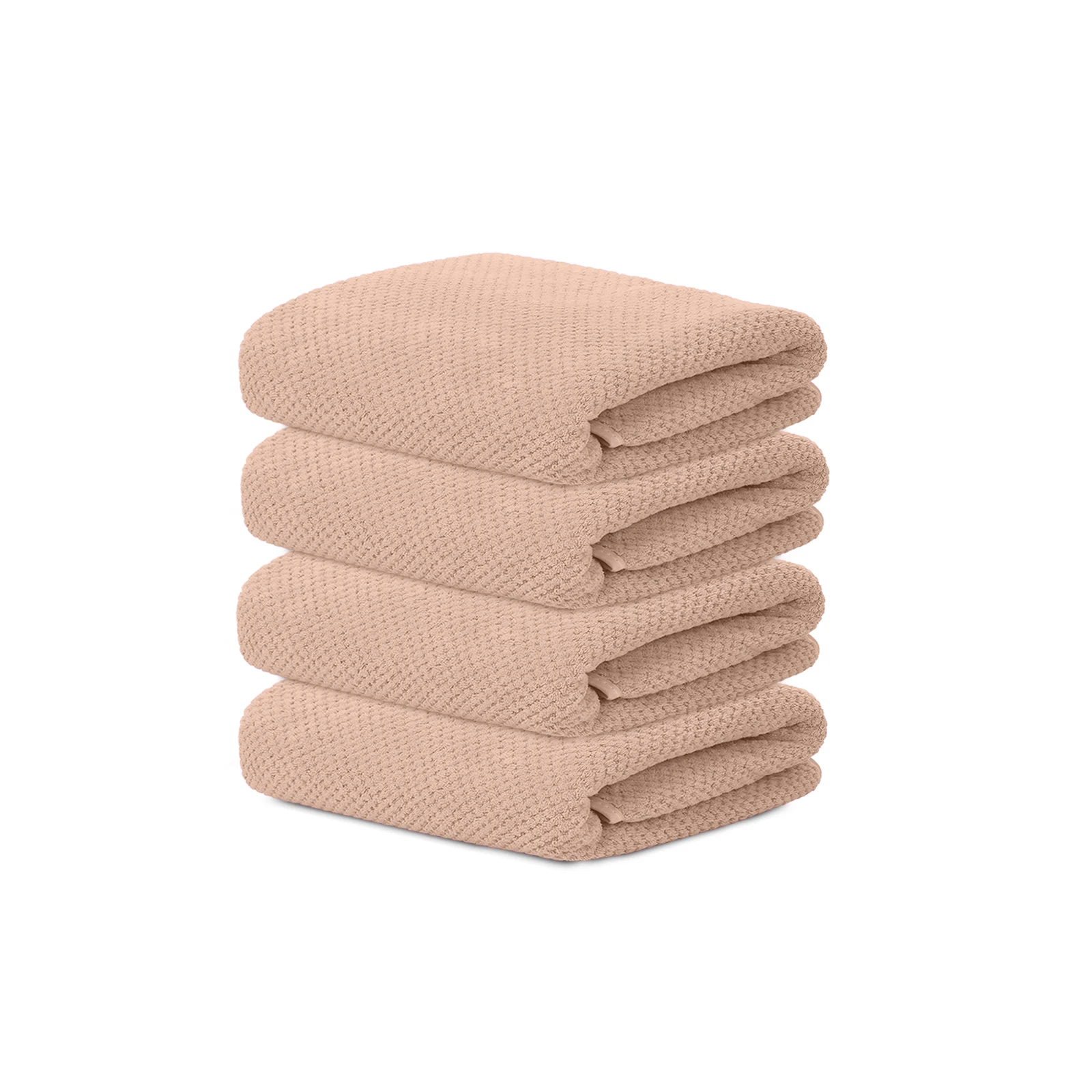 HOUSSE Microfiber Vogue Coral Fleece Bathing Towels | 360 GSM | Super Soft| Quick Absorbent | Lightweight & with Hanging Hook | for Versatile Usage | for Women & Men