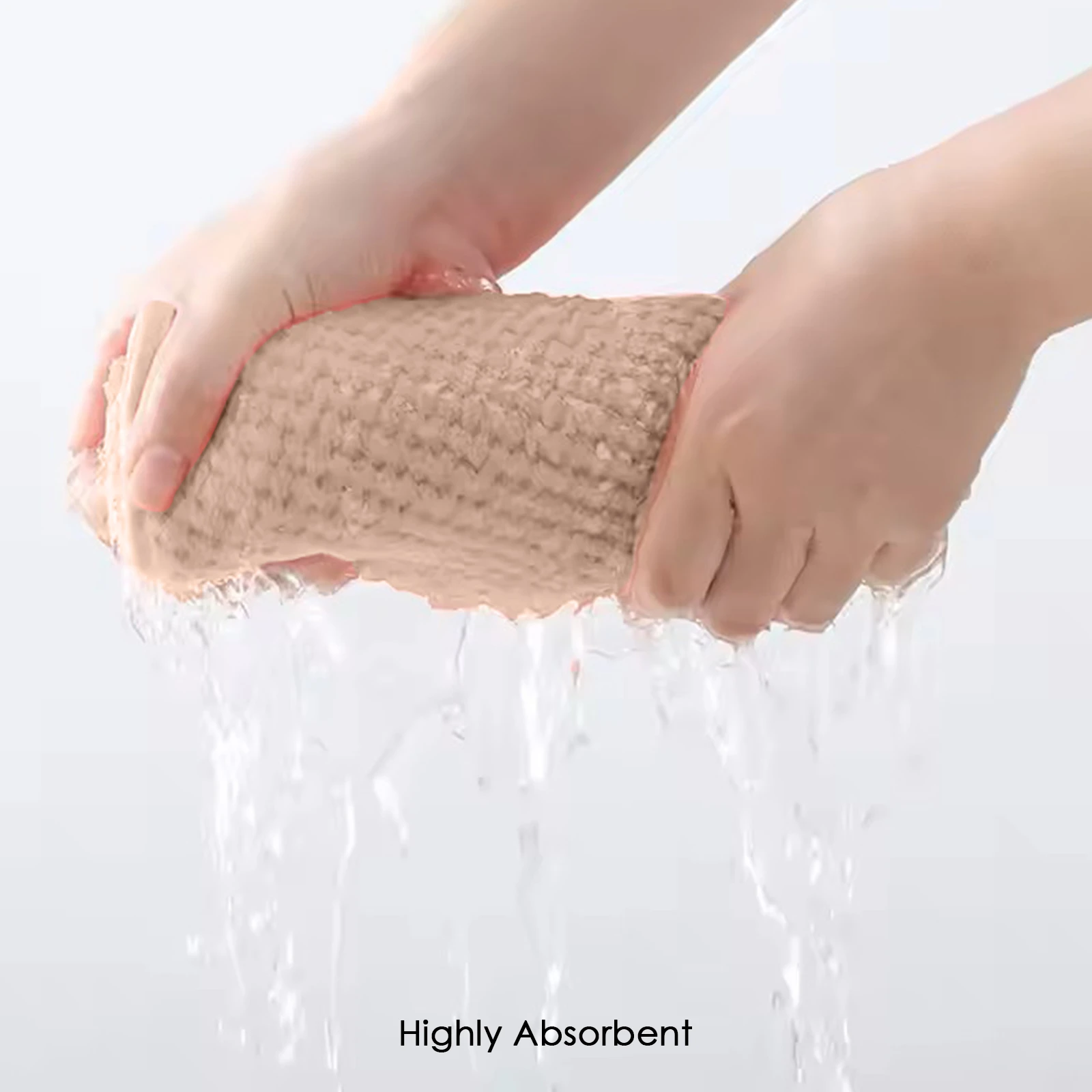 HOUSSE Microfiber Vogue Coral Fleece Bathing Towels | 360 GSM | Super Soft| Quick Absorbent | Lightweight & with Hanging Hook | for Versatile Usage | for Women & Men