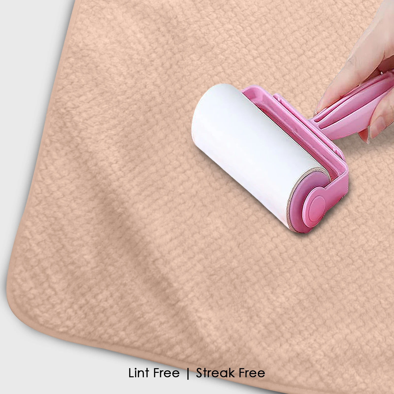 HOUSSE Microfiber Vogue Coral Fleece Bathing Towels | 360 GSM | Super Soft| Quick Absorbent | Lightweight & with Hanging Hook | for Versatile Usage | for Women & Men