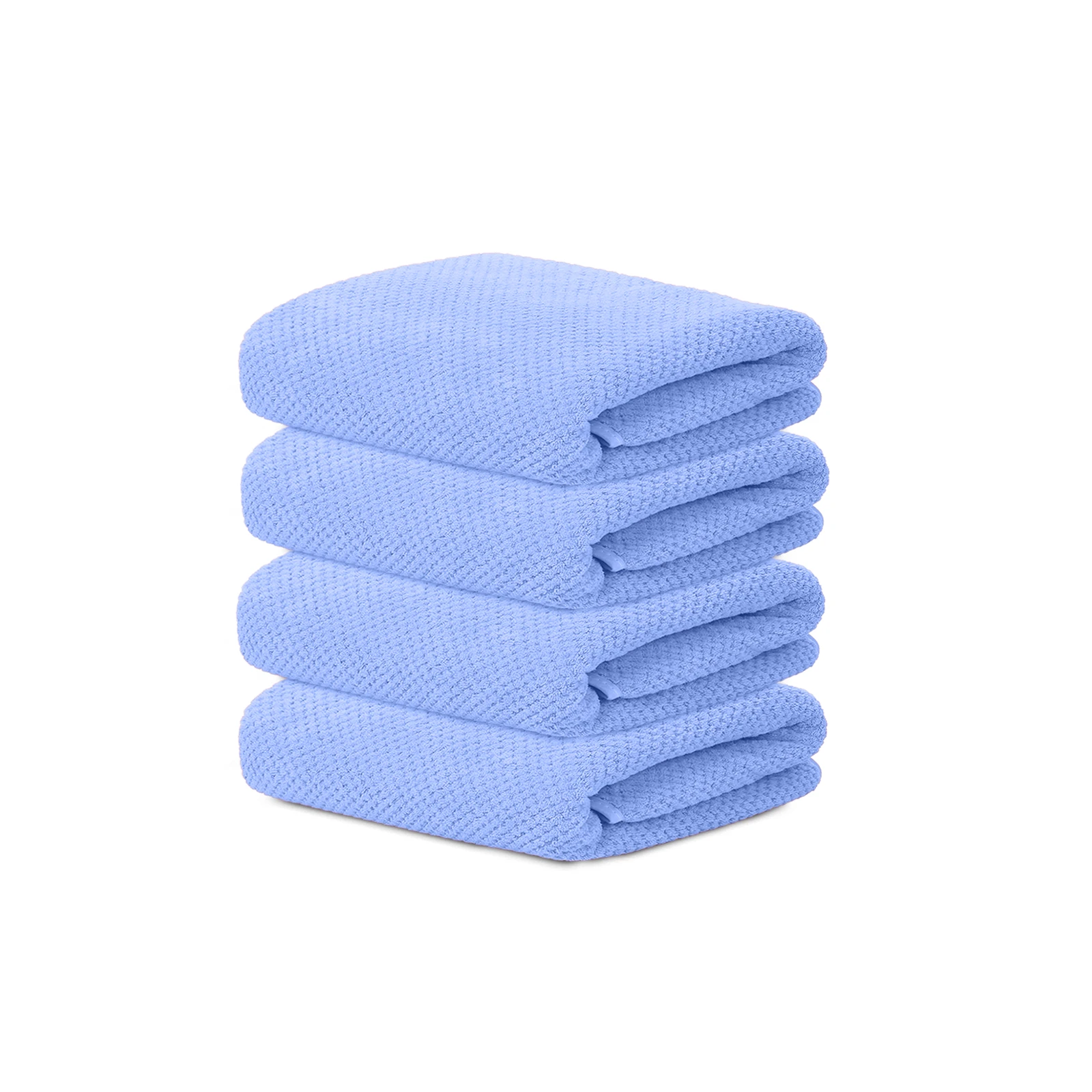 HOUSSE Microfiber Vogue Coral Fleece Bathing Towels | 360 GSM | Super Soft| Quick Absorbent | Lightweight & with Hanging Hook | for Versatile Usage | for Women & Men