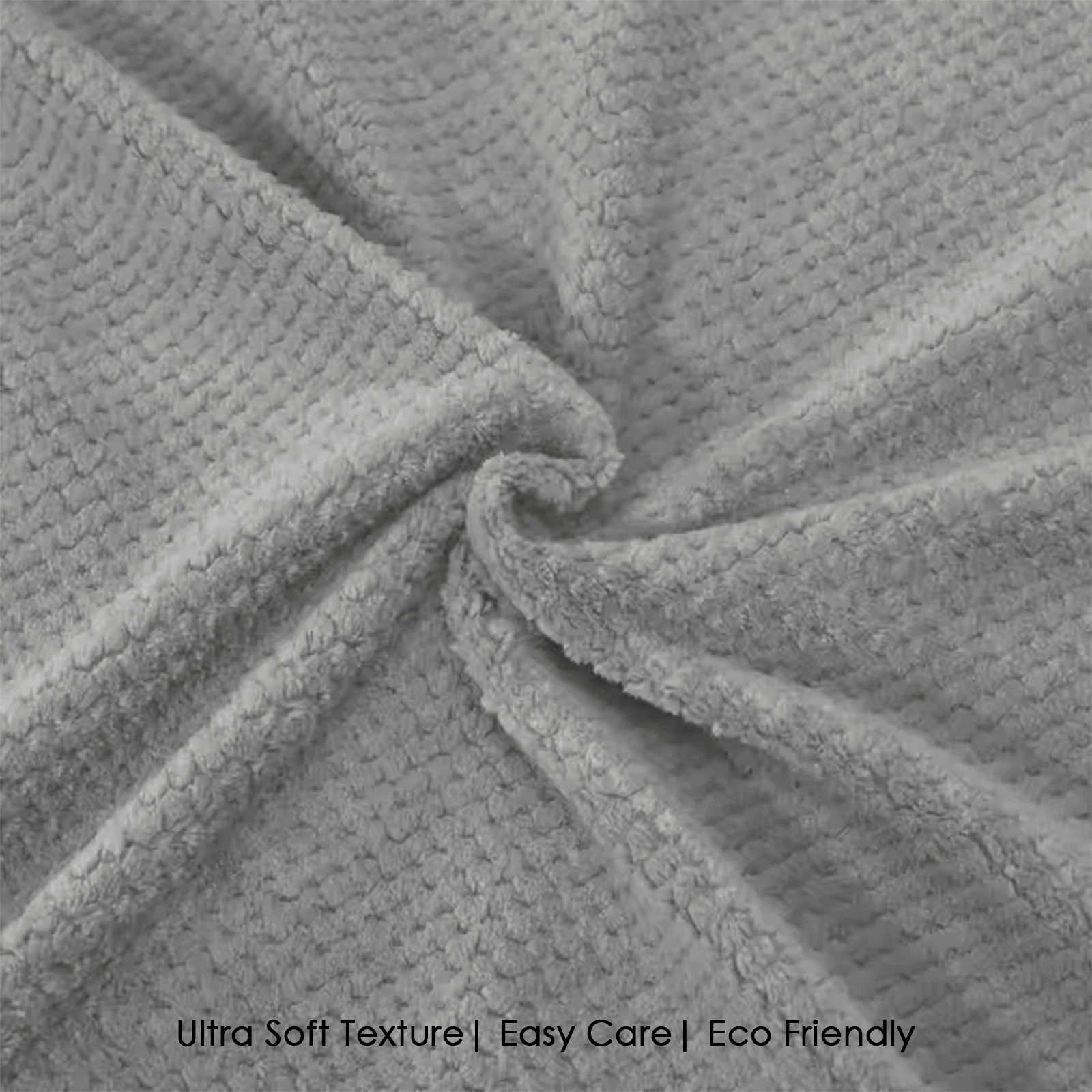 HOUSSE Microfiber Vogue Coral Fleece Bathing Towels | 360 GSM | Super Soft| Quick Absorbent | Lightweight & with Hanging Hook | for Versatile Usage | for Women & Men