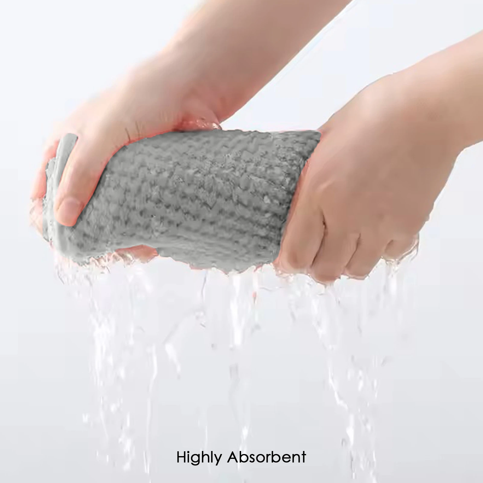 HOUSSE Microfiber Vogue Coral Fleece Bathing Towels | 360 GSM | Super Soft| Quick Absorbent | Lightweight & with Hanging Hook | for Versatile Usage | for Women & Men