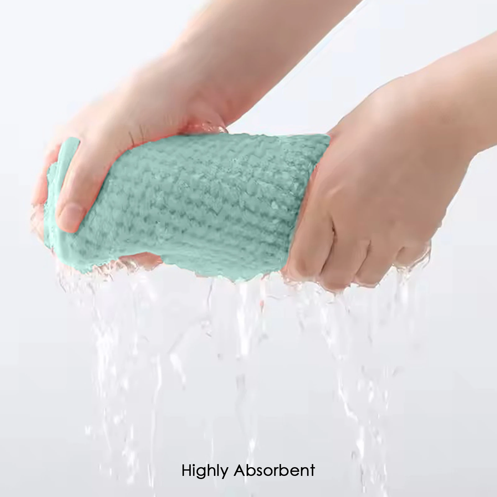 HOUSSE Microfiber Vogue Coral Fleece Bathing Towels | 360 GSM | Super Soft| Quick Absorbent | Lightweight & with Hanging Hook | for Versatile Usage | for Women & Men