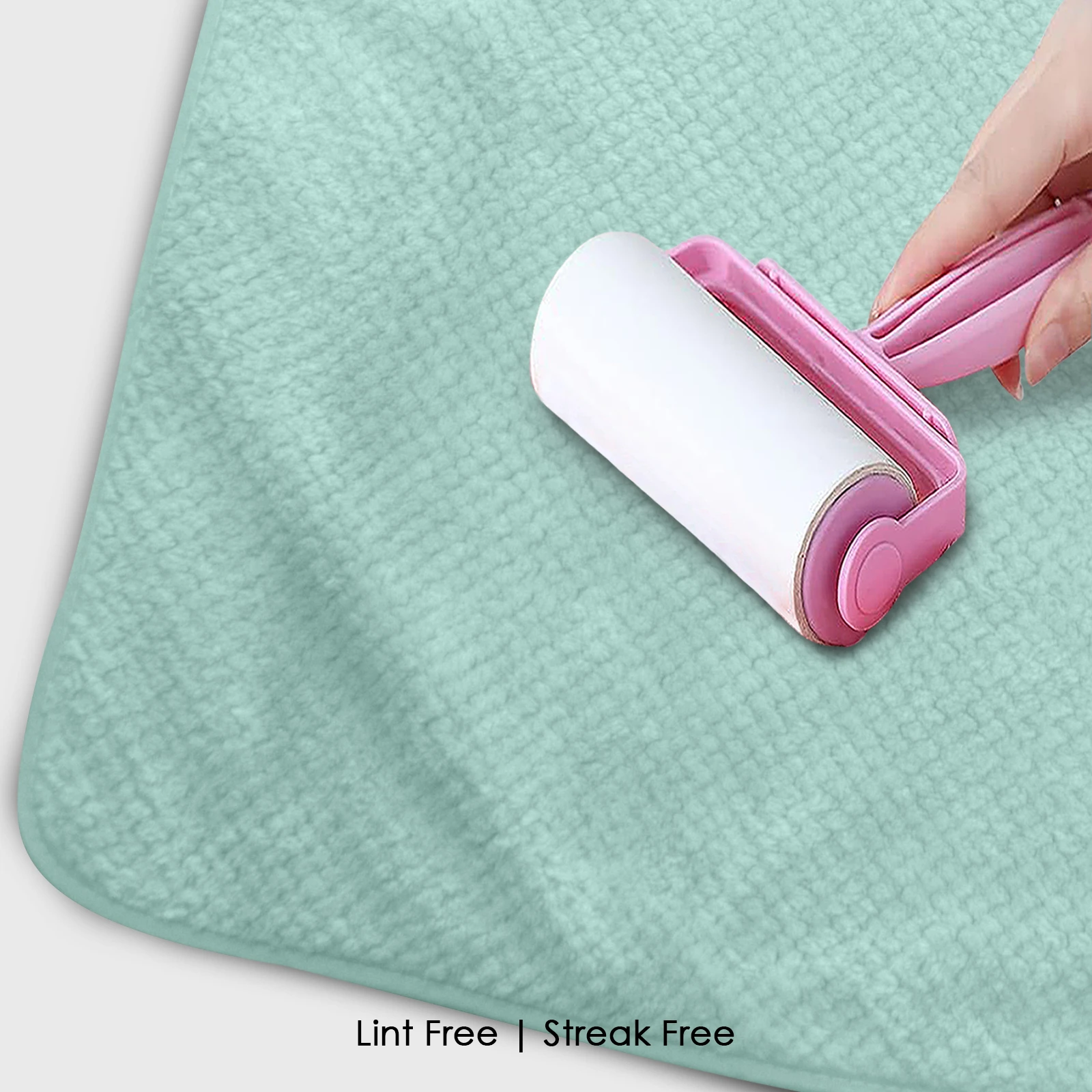 HOUSSE Microfiber Vogue Coral Fleece Bathing Towels | 360 GSM | Super Soft| Quick Absorbent | Lightweight & with Hanging Hook | for Versatile Usage | for Women & Men