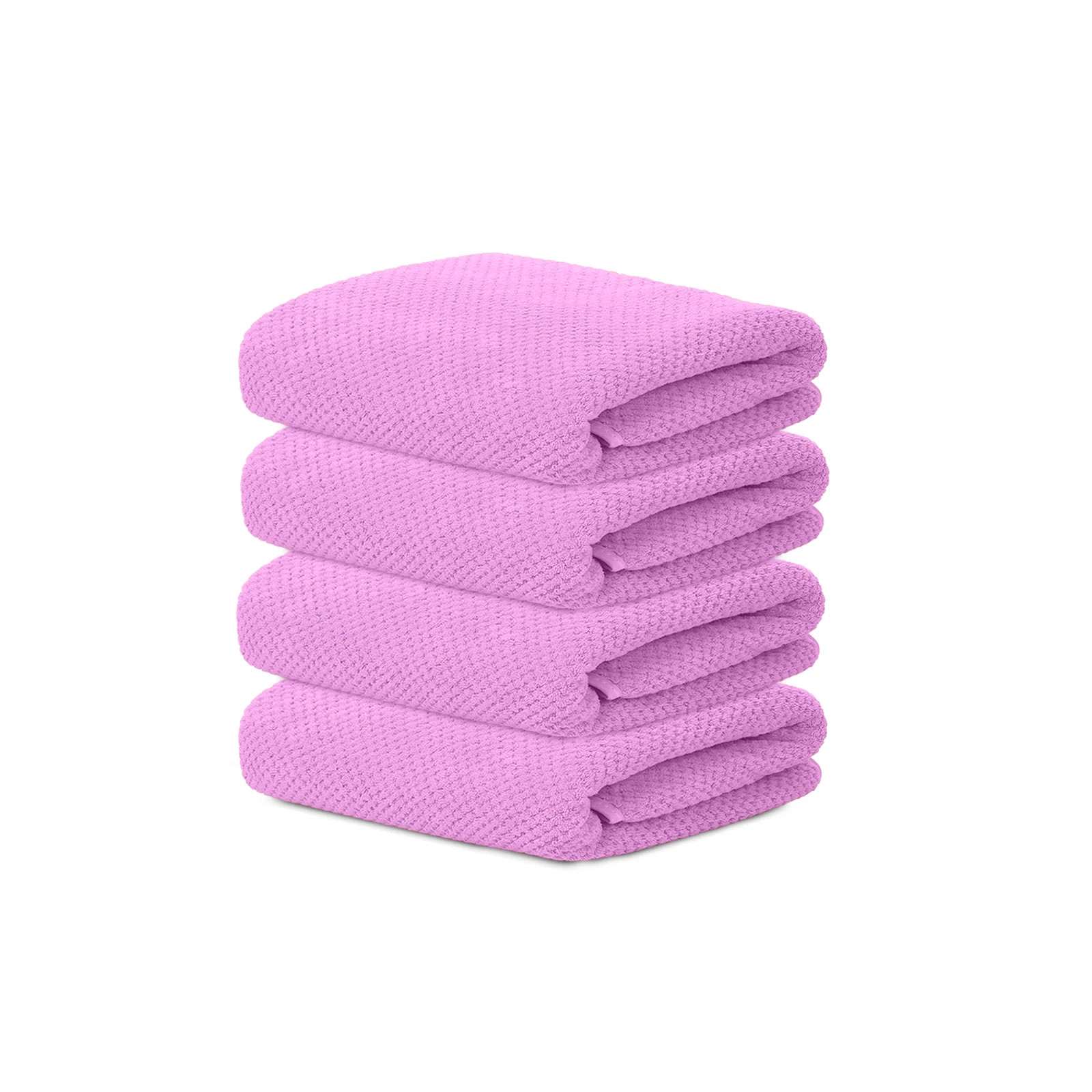 HOUSSE Microfiber Vogue Coral Fleece Bathing Towels | 360 GSM | Super Soft| Quick Absorbent | Lightweight & with Hanging Hook | for Versatile Usage | for Women & Men