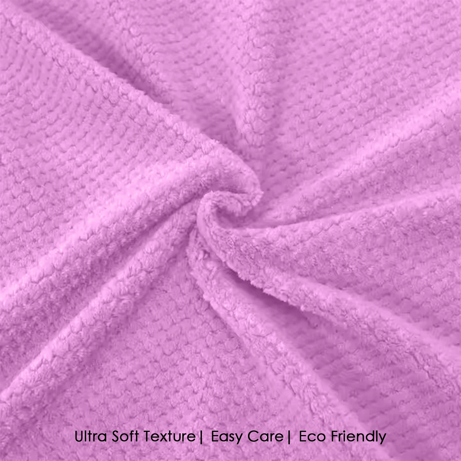 HOUSSE Microfiber Vogue Coral Fleece Bathing Towels | 360 GSM | Super Soft| Quick Absorbent | Lightweight & with Hanging Hook | for Versatile Usage | for Women & Men