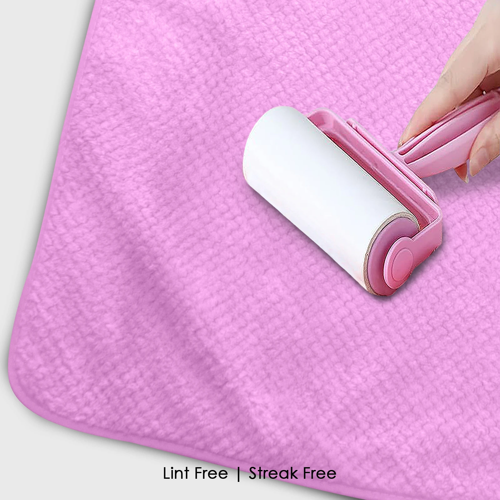 HOUSSE Microfiber Vogue Coral Fleece Bathing Towels | 360 GSM | Super Soft| Quick Absorbent | Lightweight & with Hanging Hook | for Versatile Usage | for Women & Men