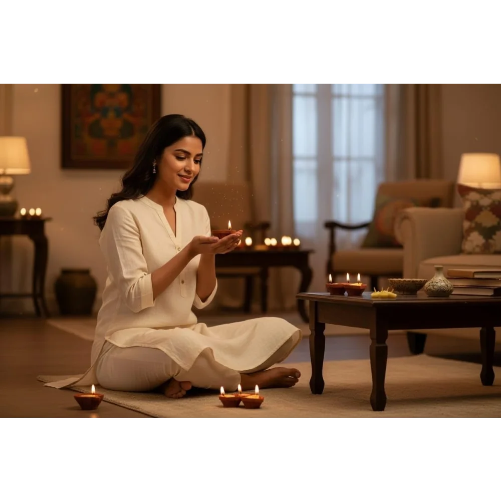 Pure Ghee Wicks| Batti| Diya for Pooja, 50 Pieces, Wax Free Vegan Ghee Batti/Wicks/Jyot for Pooja Aarti (Pack of 1, 50Pieces)