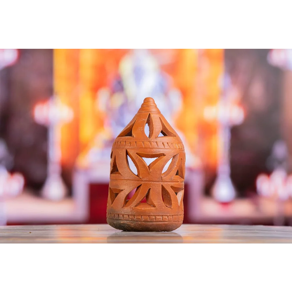 Handcrafted Terracotta Akhand Diya for Pooja Decor, Festive & Diwali Decor, Home Décor & Lighting, Decorative Lamp, Mitti & Clay Diya, Festive Gifting