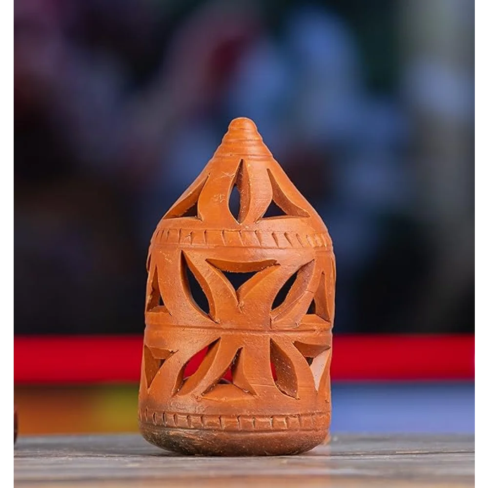 Handcrafted Terracotta Akhand Diya for Pooja Decor, Festive & Diwali Decor, Home Décor & Lighting, Decorative Lamp, Mitti & Clay Diya, Festive Gifting