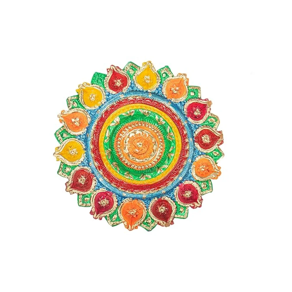 SHUBH LABH 14 Diya for Pooja Decor, Navaratri Decor Diya, Diwali Lighting Diya, Diwali Gifting, Home Decor