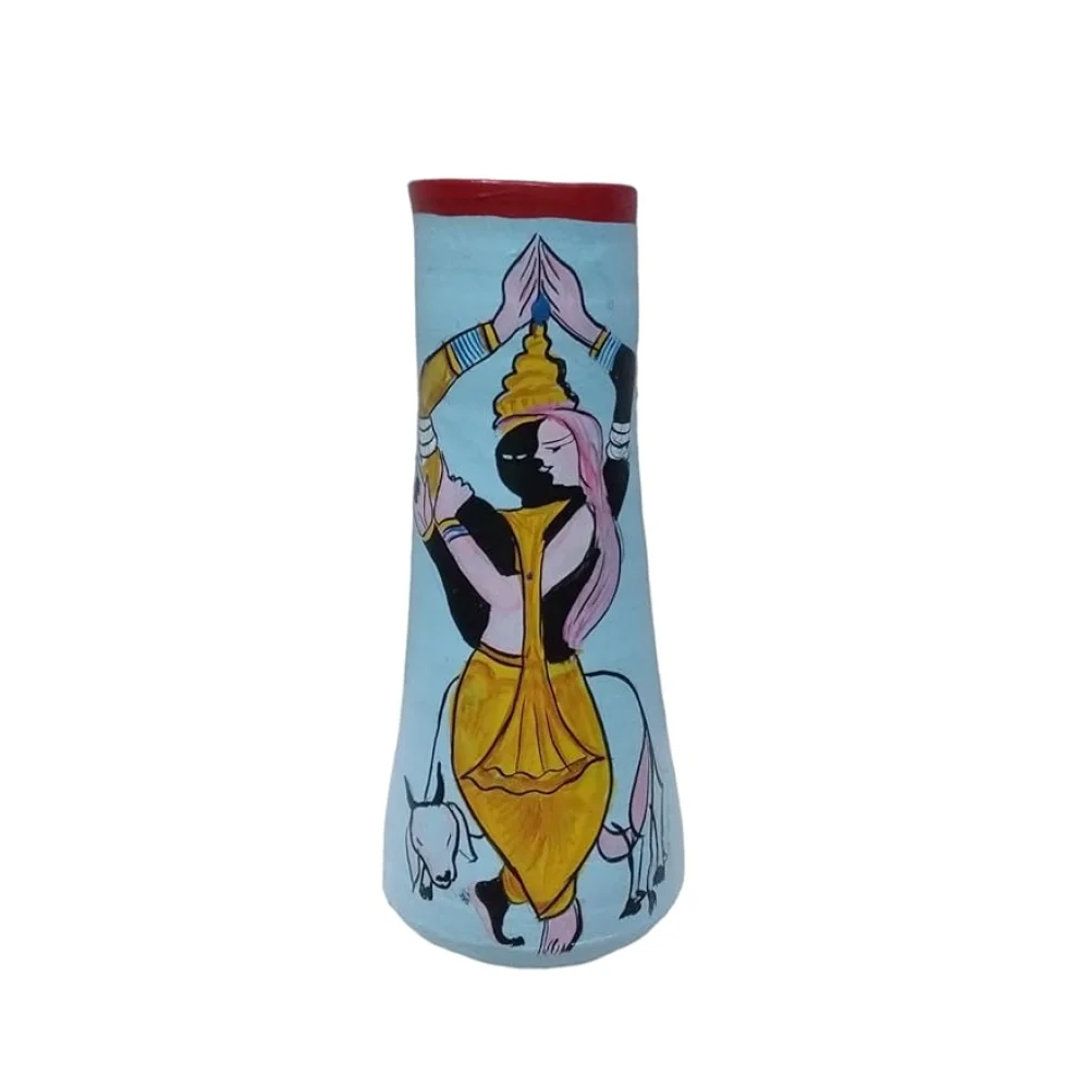Handpainted Terracotta Vase for Home Decoration, Festive Decor, Retuen Gifting, Housewarming Gifting, Pots for Living Room, Corporate Gifting, Table Décor