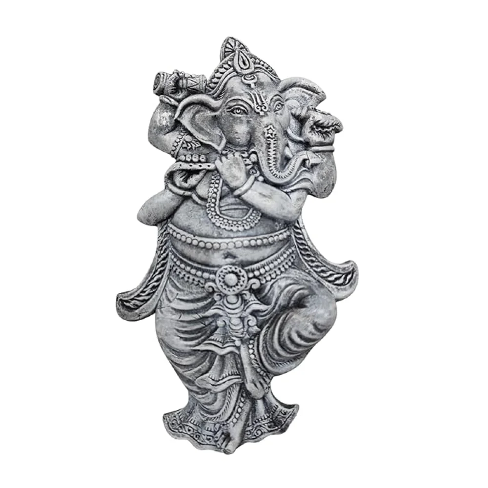 Terracotta Clay Wall Hanging Lord Ganesha Idol Eco-Friendly Handmade for Home Decoration/Diwali Festival/Religious Gift Ganesh Murti/Ganpati Idol Krishna Design Wall Decoration