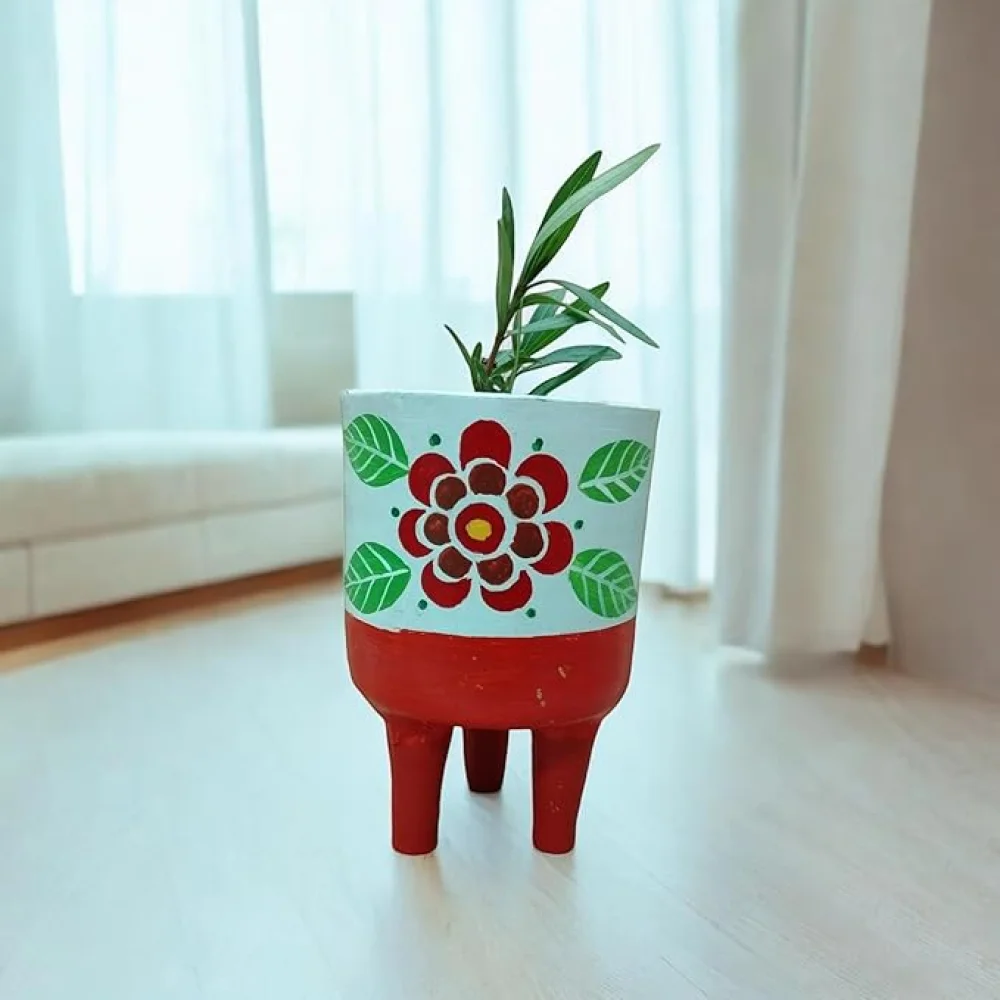 Handcrafted Indoor Outdoor Planters for Home Decoration, Balcony Planter, Rooftop Gardening, Terrace Garden