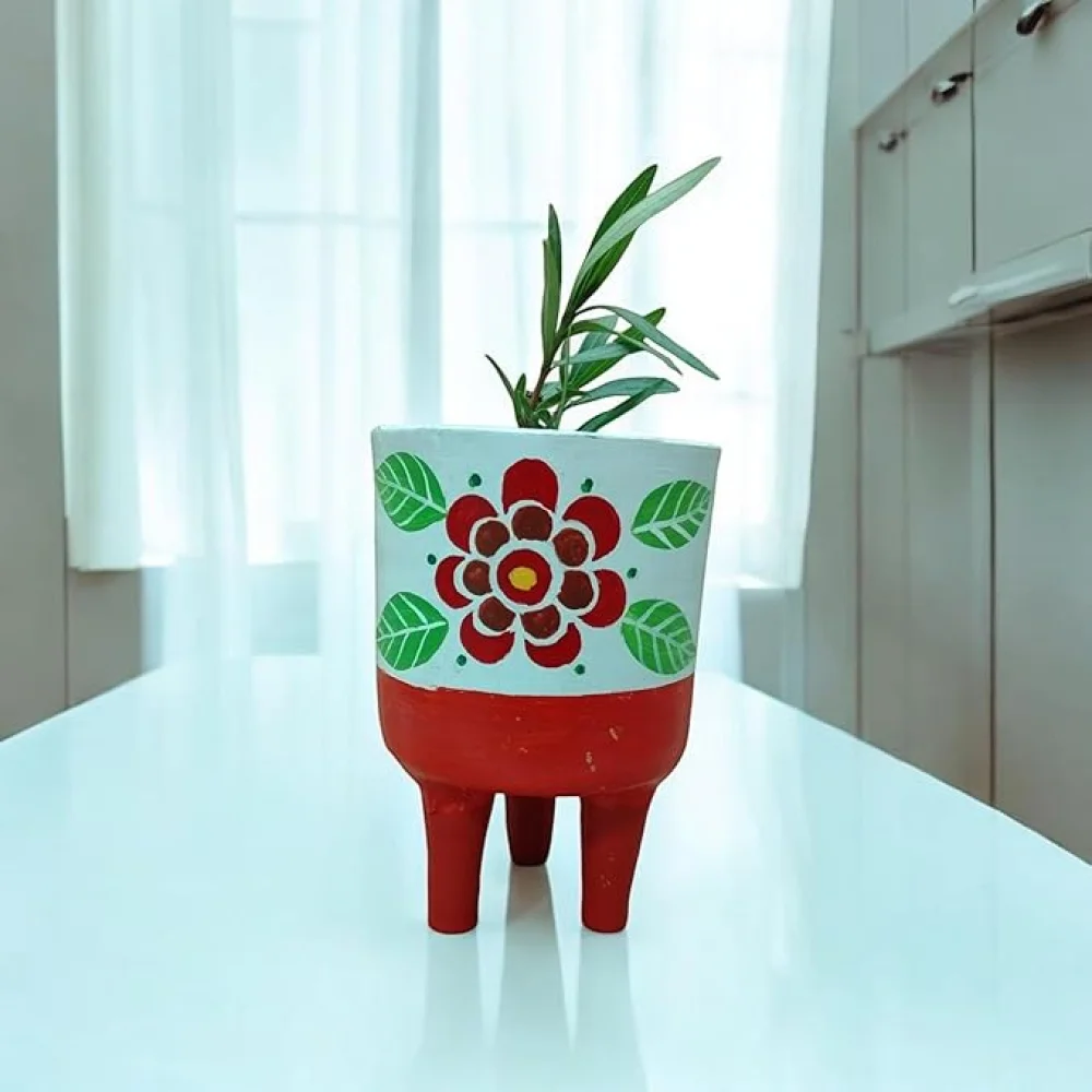 Handcrafted Indoor Outdoor Planters for Home Decoration, Balcony Planter, Rooftop Gardening, Terrace Garden