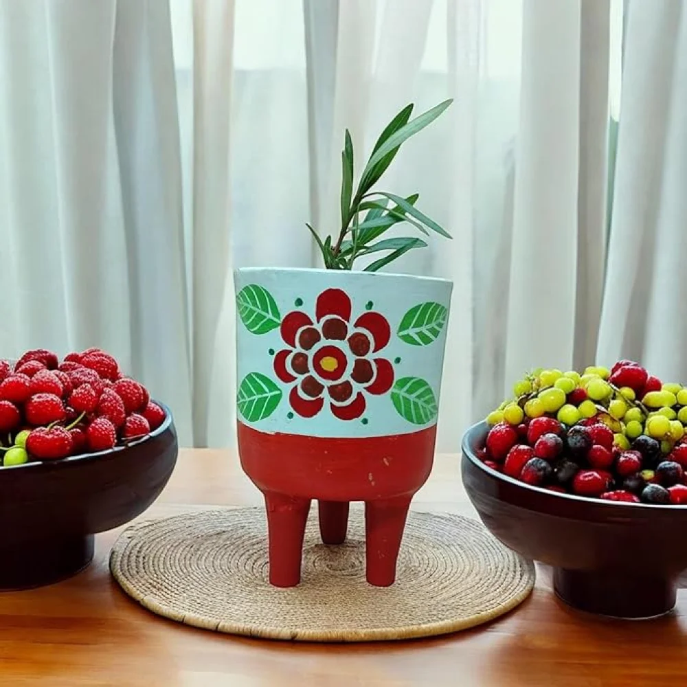 Handcrafted Indoor Outdoor Planters for Home Decoration, Balcony Planter, Rooftop Gardening, Terrace Garden